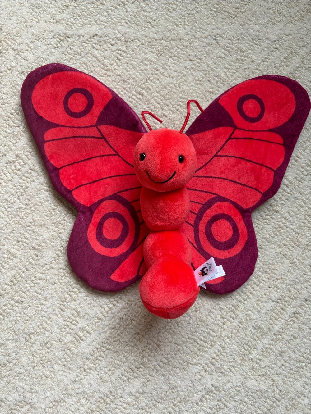 Jellycat breezy poppy butterfly